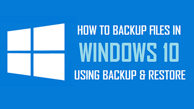 How To Back Up And Restore Files On Windows
