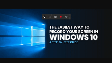 How To Record Your Screen in Windows