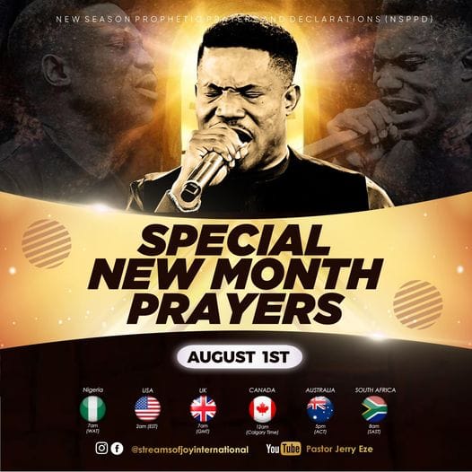 NSPPD Live Stream Now | Today Prayer || 1st August 2022